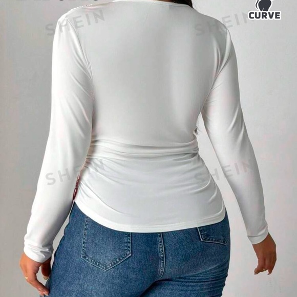 long sleeve floral printed top - Picture 2 of 4